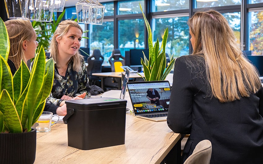 Overleg afval scheiden stap 1