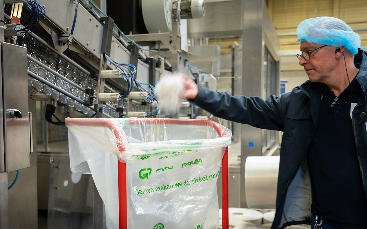 circulair in de industrie lopende band