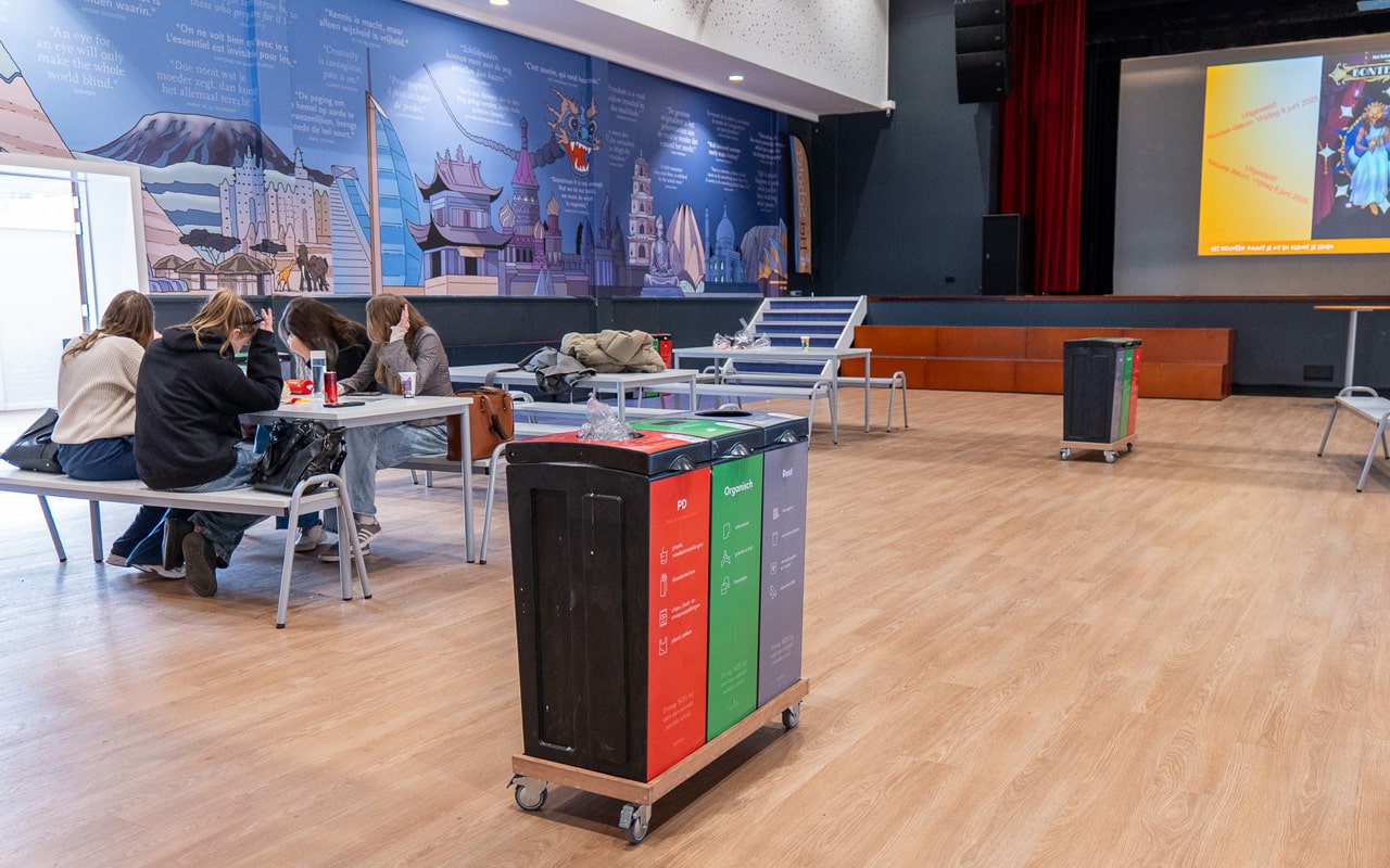 Bewustwording creëren afval scheiden onderwijs